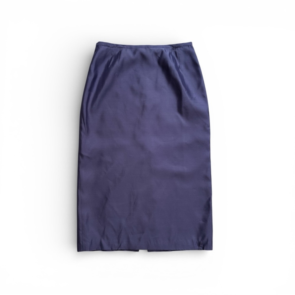 Talbots Long Straight Silk Skirt - 18